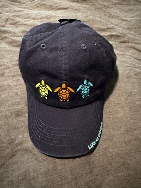 Life Is Good Dark Blue Classic Twill Baseball Cap